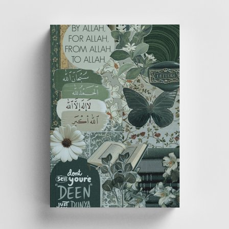 Kolaj Serisi 12 Hayy'dan Hu'ya İslami Defter (Ayet-Hadisli)