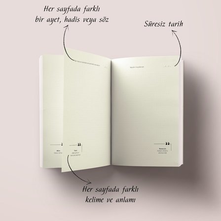 Allah'tan Başka İlah Yoktur İslami Defter (Ayet-Hadisli)