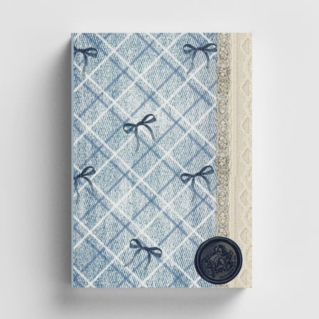 Vintage Serisi 2 Mavi Fiyonk Bullet Journal A5 Noktalı Defter
