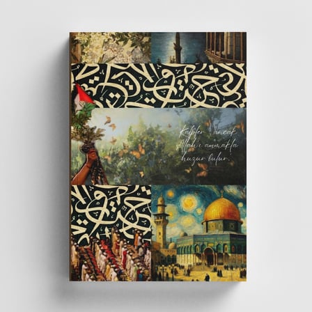 Ümmet Coğrafyası Serisi 5 Aynı Kıbleye Yönelmek Bullet Journal A5 Noktalı Defter