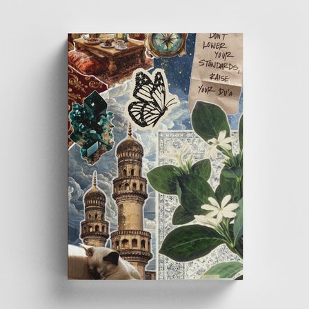 Kolaj Serisi 40 Duaya Sarıl İslami Defter (Ayet-Hadisli)
