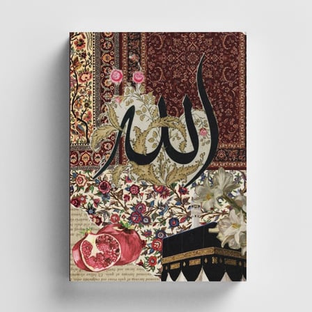 Kolaj Serisi 48 Rüyada Kâbe’yi Görmek Bullet Journal A5 Noktalı Defter