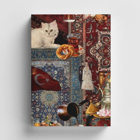 Kolaj Serisi 28- Bir Osmanlı Güncesi Bullet Journal A5 Noktalı Defter