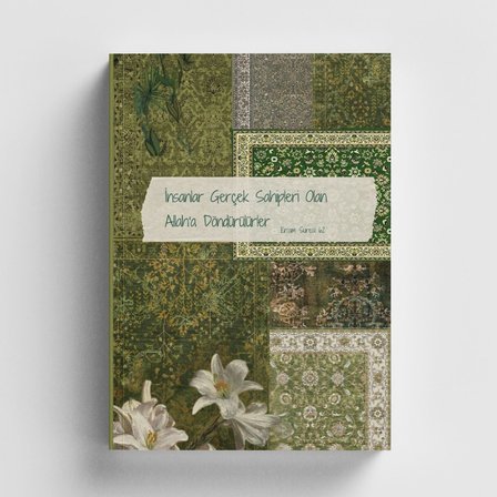 Kolaj Serisi 31 İnsanlar Allah'a Döndürülürler İslami Defter (Ayet-Hadisli)