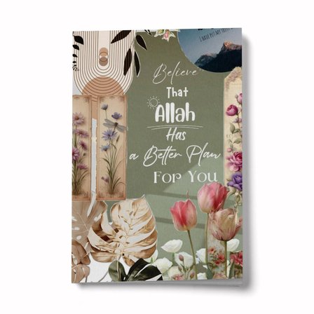 Kolaj Serisi 7 Allah'ın Planı A6 Çizgili Mini Defter Not Defteri