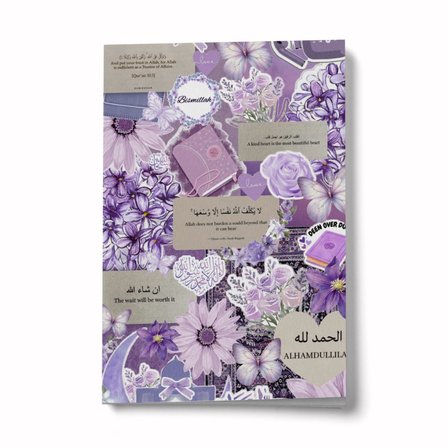 Kolaj Serisi 11 Kalbin İnceliği A6 Çizgili Mini Defter Not Defteri