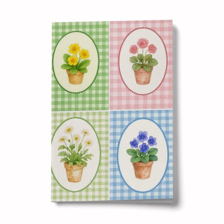 Saksıdaki Güzellikler A6 Çizgili Mini Defter Not Defteri