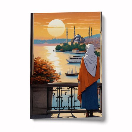 İstanbul'u Seyretmek A6 Çizgili Mini Defter Not Defteri