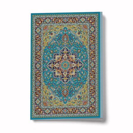 Etnik Desen Serisi 4 Bişnev A6 Çizgili Mini Defter Not Defteri