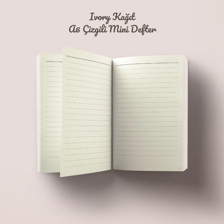 Sanat Serisi 5 Kesretten Vahdete A6 Çizgili Mini Defter Not Defteri