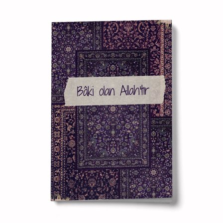Sufi Serisi 5 Bâki Olan Allah’tır A6 Çizgili Mini Defter Not Defteri