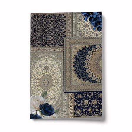 Etnik Kolaj Serisi 7 Alameti Farika A6 Çizgili Mini Defter Not Defteri