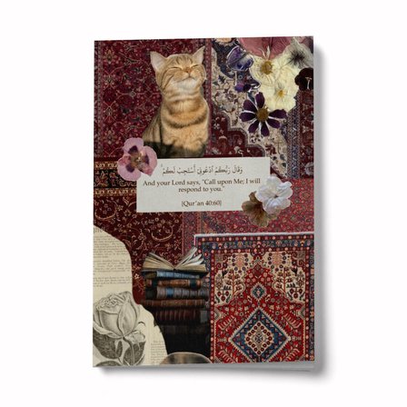 Kolaj Serisi 52 Rabbine Dua Et A6 Çizgili Mini Defter Not Defteri
