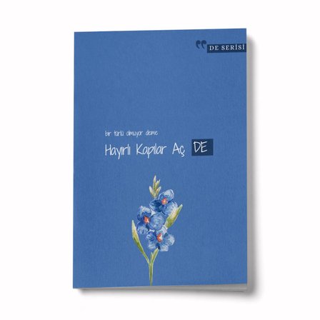 De Serisi "Bir Türlü Olmuyor" Deme "Hayırlı Kapılar Aç" De A6 Çizgili Mini Defter Not Defteri