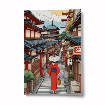 Uzakdoğuda Bir Gün A6 Çizgili Mini Defter Not Defteri