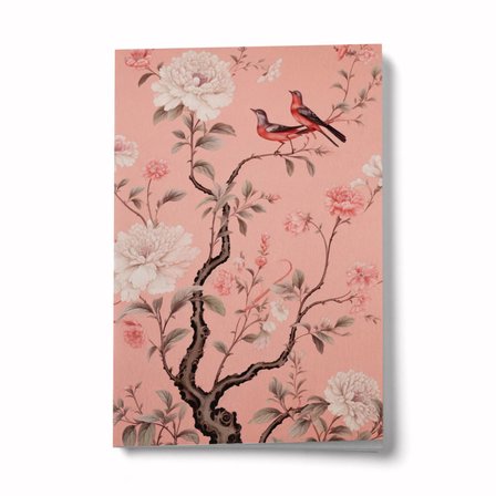 Sonsuzluk Dalları Mini Defter (Yavruağzı) A6 Çizgili Mini Defter Not Defteri