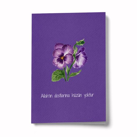 Allah’ın Dostlarına Hüzün Yoktur A6 Çizgili Mini Defter Not Defteri