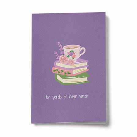 Her Şerde Bi’ Hayır Vardır A6 Çizgili Mini Defter Not Defteri