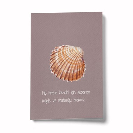 Hiç Kimse Kendisi İçin Gizlenen Müjde ve Mutluluğu Bilemez A6 Çizgili Mini Defter Not Defteri