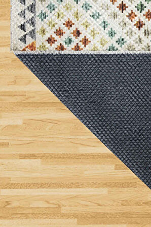 VALENCIA 1501 Renkli Kaymaz Taban Yıkanabilir Modern Halı Kilim