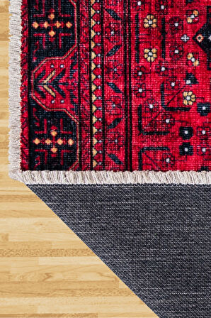 EFES 2303 Geleneksel Motif Yumuşak Doku Leke Tutmayan Modern Halı Kilim