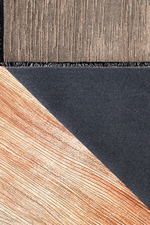 KİLİMİSTA MİLANO ML108 Bej Leke Tutmaz Antialerjik Yıkanılabilir Dokuma Dekoratif Halı Kilim