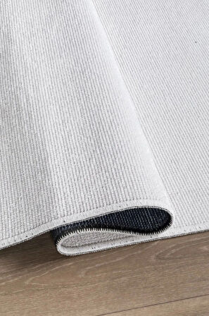 TROY Yıkanabilir Kaydırmaz, Pamuk Dokuma, Premium Kalite Salon&mutfak&yemek Odası Kilimi Kemik