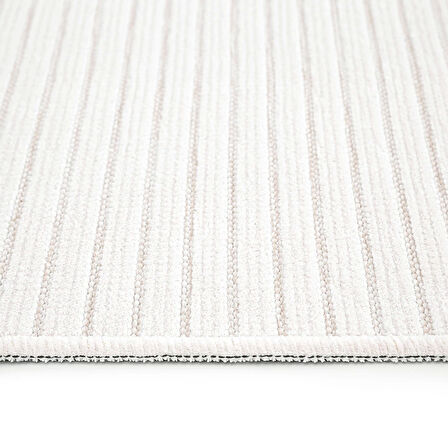 RAVİ Yıkanabilir Kaydırmaz,Pamuk Dokuma,Premium Kalite Salon&mutfak&yemek Odası Kilimi 1701A-KREM