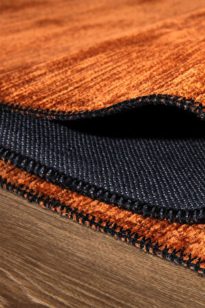 KİLİMİSTA MİLANO ML107 Kiremit Leke Tutmaz Antialerjik Yıkanılabilir Dokuma Dekoratif Halı Kilim