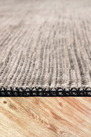 KİLİMİSTA MİLANO ML108 Bej Leke Tutmaz Antialerjik Yıkanılabilir Dokuma Dekoratif Halı Kilim