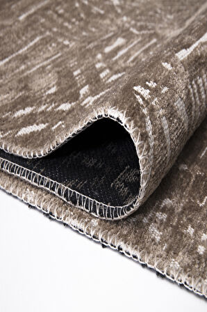 KİLİMİSTA MİLANO ML202 Açık Bej Leke Tutmaz Antialerjik Yıkanılabilir Dokuma Dekoratif Halı Kilim