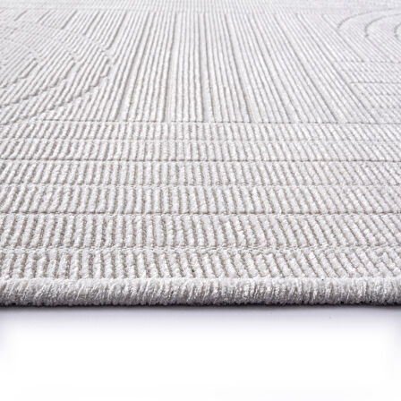 TROY Yıkanabilir Kaydırmaz, Pamuk Dokuma, Premium Kalite Salon&mutfak&yemek Odası Kilimi TY112-Kemik