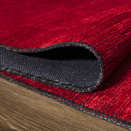 MİLANO ML104 Kırmızı Leke Tutmaz Antialerjik Yıkanılabilir Dokuma Dekoratif Halı Kilim Yolluk