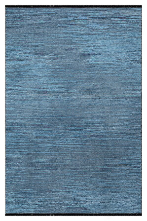 MİLANO ML105 Mavi Leke Tutmaz Antialerjik Yıkanılabilir Dokuma Dekoratif Halı Kilim Yolluk