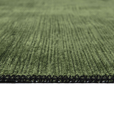 MİLANO ML106 Yeşil Leke Tutmaz Antialerjik Yıkanılabilir Dokuma Dekoratif Halı Kilim Yolluk