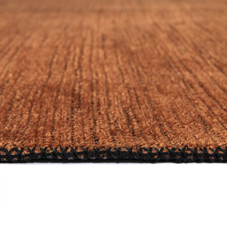 MİLANO ML107 Kiremit Leke Tutmaz Antialerjik Yıkanılabilir Dokuma Dekoratif Halı Kilim Yolluk