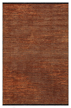 MİLANO ML107 Kiremit Leke Tutmaz Antialerjik Yıkanılabilir Dokuma Dekoratif Halı Kilim Yolluk