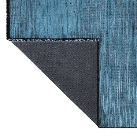 MİLANO ML105 Mavi Leke Tutmaz Antialerjik Yıkanılabilir Dokuma Dekoratif Halı Kilim Yolluk