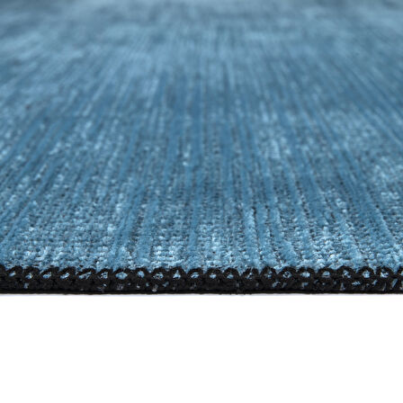 MİLANO ML105 Mavi Leke Tutmaz Antialerjik Yıkanılabilir Dokuma Dekoratif Halı Kilim Yolluk