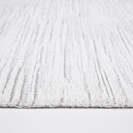 MİLANO ML109 Krem Leke Tutmaz Antialerjik Yıkanılabilir Dokuma Dekoratif Halı Kilim Yolluk