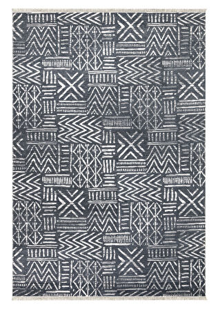 MİLANO ML203 Açık Gri Leke Tutmaz Antialerjik Yıkanılabilir Dokuma Dekoratif Halı Kilim Yolluk