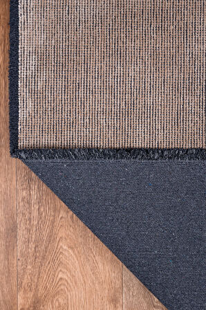 TROY Yıkanabilir Kaydırmaz, Pamuk Dokuma, Premium Kalite Salon&mutfak&yemek Odası Kilimi Bej