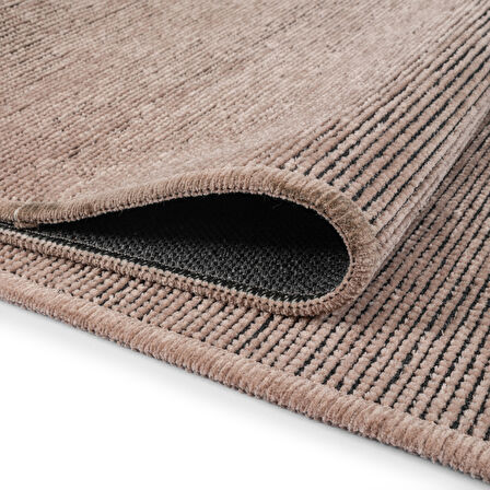 TROY Yıkanabilir Kaydırmaz, Pamuk Dokuma, Premium Kalite Salon&mutfak&yemek Odası Kilimi Bej