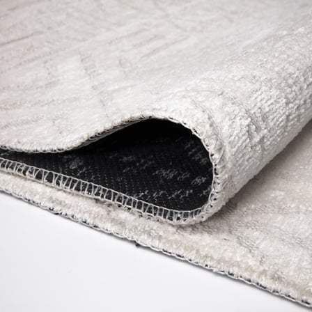 MİLANO ML201 Krem Leke Tutmaz Antialerjik Yıkanılabilir Dokuma Dekoratif Halı Kilim Yolluk