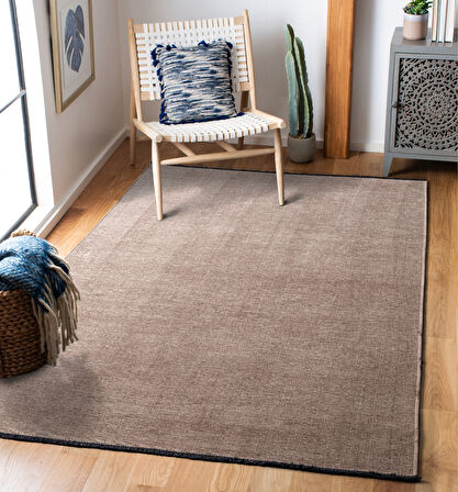 TROY Yıkanabilir Kaydırmaz, Pamuk Dokuma, Premium Kalite Salon&mutfak&yemek Odası Kilimi Bej