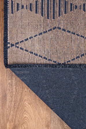 TROY Yıkanabilir Kaydırmaz, Pamuk Dokuma, Premium Kalite Salon&mutfak&yemek Odası Kilimi TY106-Bej