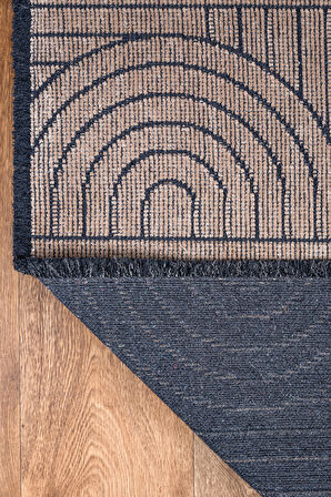 TROY Yıkanabilir Kaydırmaz, Pamuk Dokuma, Premium Kalite Salon&mutfak&yemek Odası Kilimi TY112-Bej