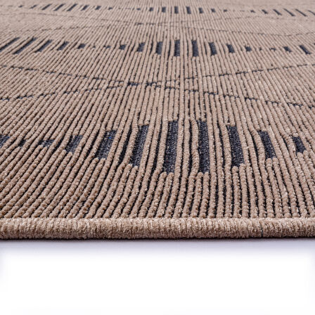 TROY Yıkanabilir Kaydırmaz, Pamuk Dokuma, Premium Kalite Salon&mutfak&yemek Odası Kilimi TY106-Bej