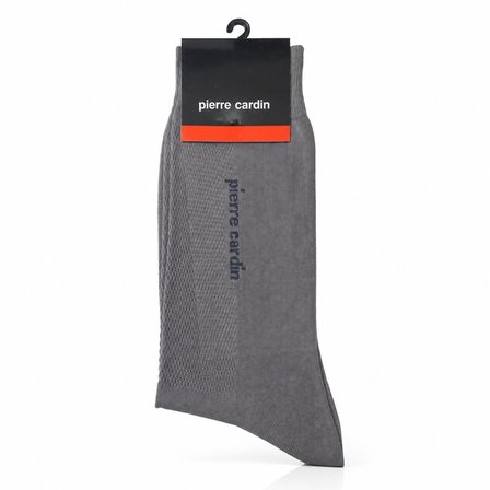 Pierre Cardin Gri Merserize Çorap 41-44 Beden Klasik Günlük Çorap