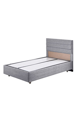 Sofia Tek Kişilik Baza Başlık Comfort Yatak Seti Krem